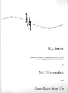 Mysteries - Microtonal Sheet Music for Guitar - 1